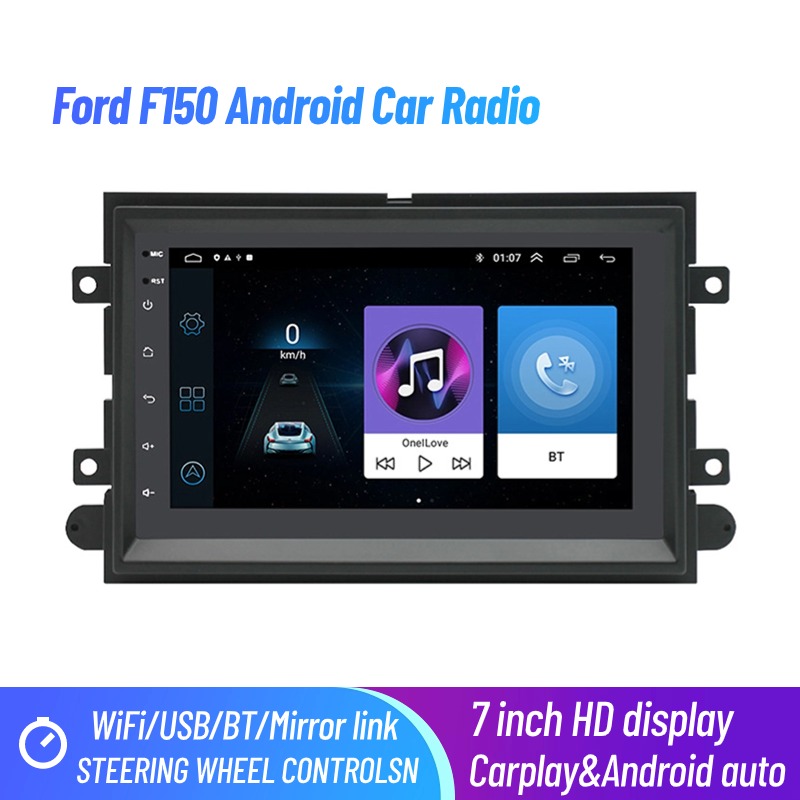 Car Stereo Steering Wheel Conntrols Navigation Audio Carplay GPS Bt WiFi Mirror Link Car Multimedia Player for Ford F150