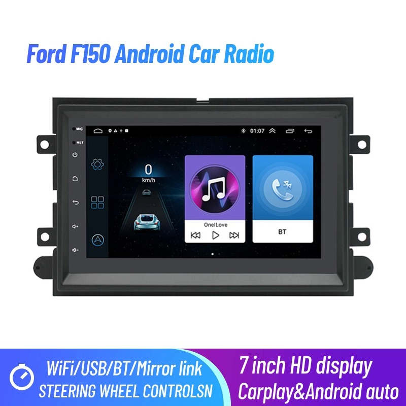 Car Stereo Steering Wheel Conntrols Navigation Audio Carplay GPS Bt WiFi Mirror Link Car Multimedia Player for Ford F150