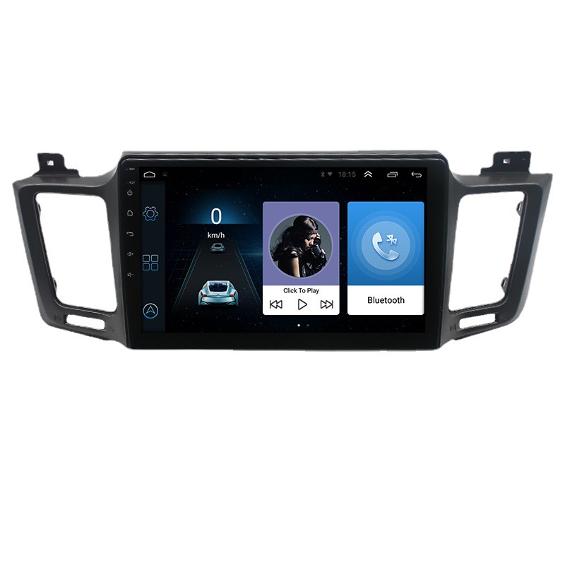 10 Inch Android Screen Car Radio Stereo Multimedia Player Audio System with GPS Navigation for Toyota RAV4 2018 2019