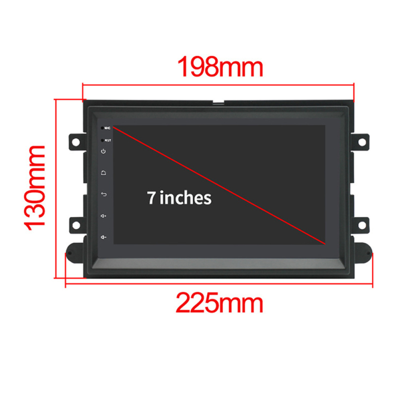 Car Stereo Steering Wheel Conntrols Navigation Audio Carplay GPS Bt WiFi Mirror Link Car Multimedia Player for Ford F150