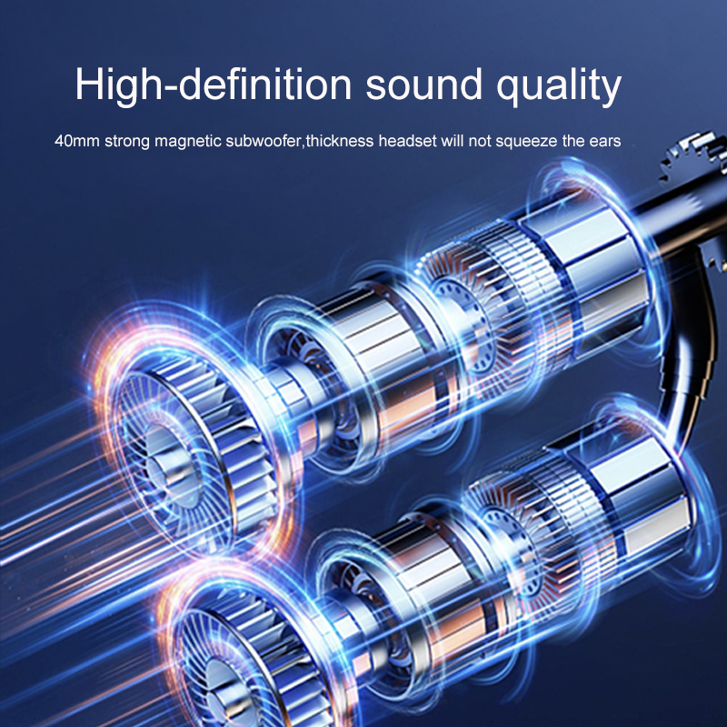 Ghf Wireless Bluetooth Helmet Earphone 5.3 Interphone Helmet Headset for Motorcycle