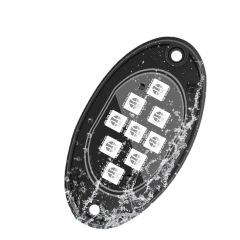 The Newest Waterproof RGB Rock Light 8 Pods Smart LED Lights with APP Control, 2 Music Modes for Cars, Suvs, Trucks