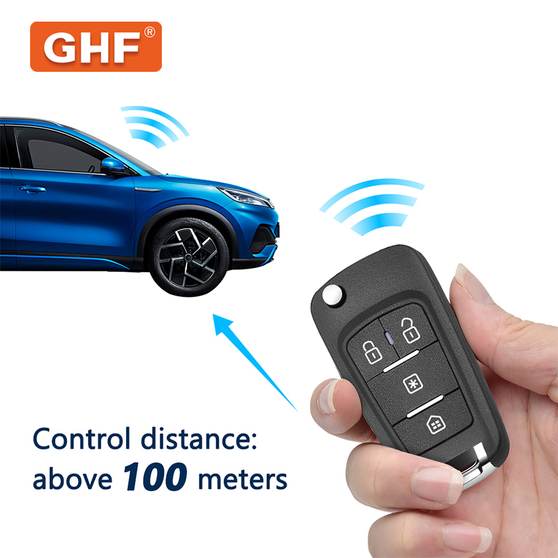 Positron 4 Button Remote Car Key with 433MHz ABS Remote Control with IC300 Model Used in Brazil