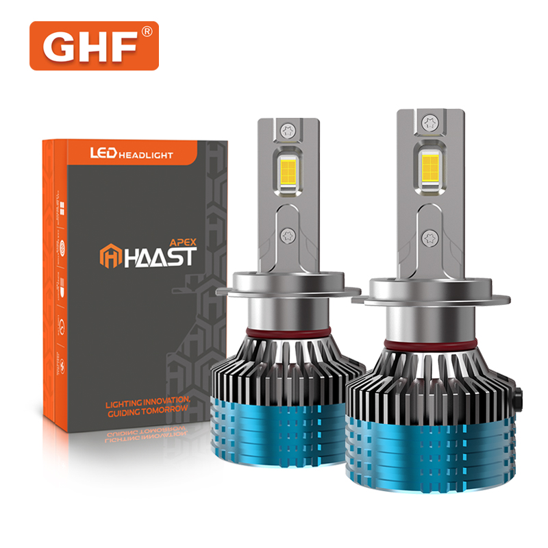 Brighter 65W 13000lm Auto parts LED Light Auto Headlamp H4 H7 Car LED Headlights with Plug and Play, 30000 Hours