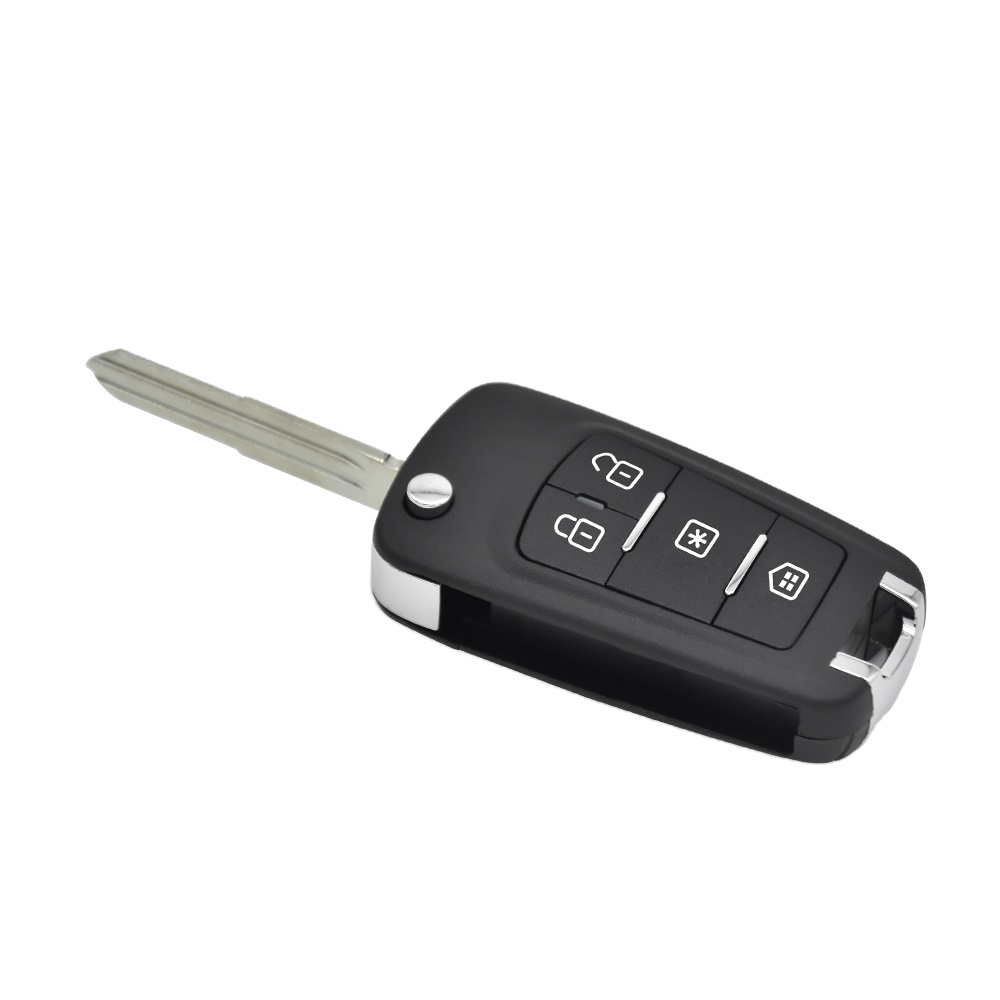 Positron 4 Button Remote Car Key with 433MHz ABS Remote Control with IC300 Model Used in Brazil