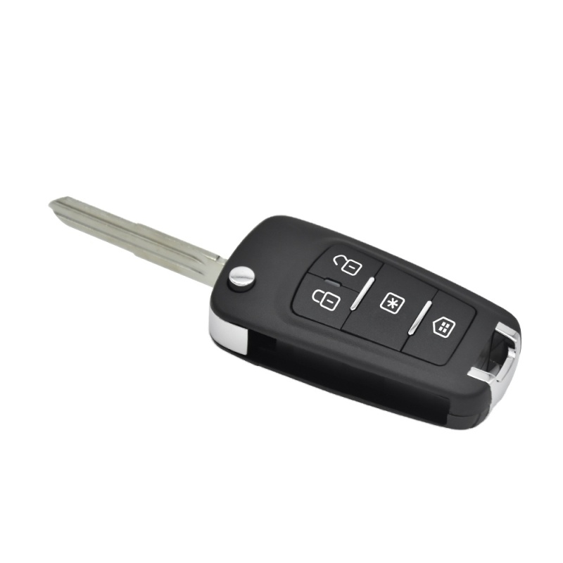 Positron 4 Button Remote Car Key with 433MHz ABS Remote Control with IC300 Model Used in Brazil