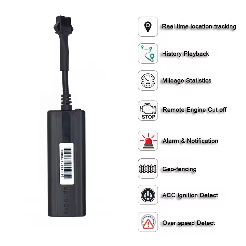 Cut off Power GPS Vehicle Tracker Device System Gt06 Protocol Motorcycle Vehicle Car Mini GPS Tracker for GSM/GPS/ GPRS/Lbs