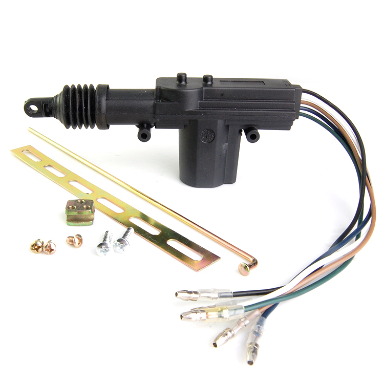 5 Wire Car Central Locking 360 Degree Rotation 12V Plastic Door Lock Actuator