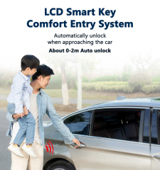 Car Alarm System Smart Remote Control Start LCD Display Key for Mercedes-Benz