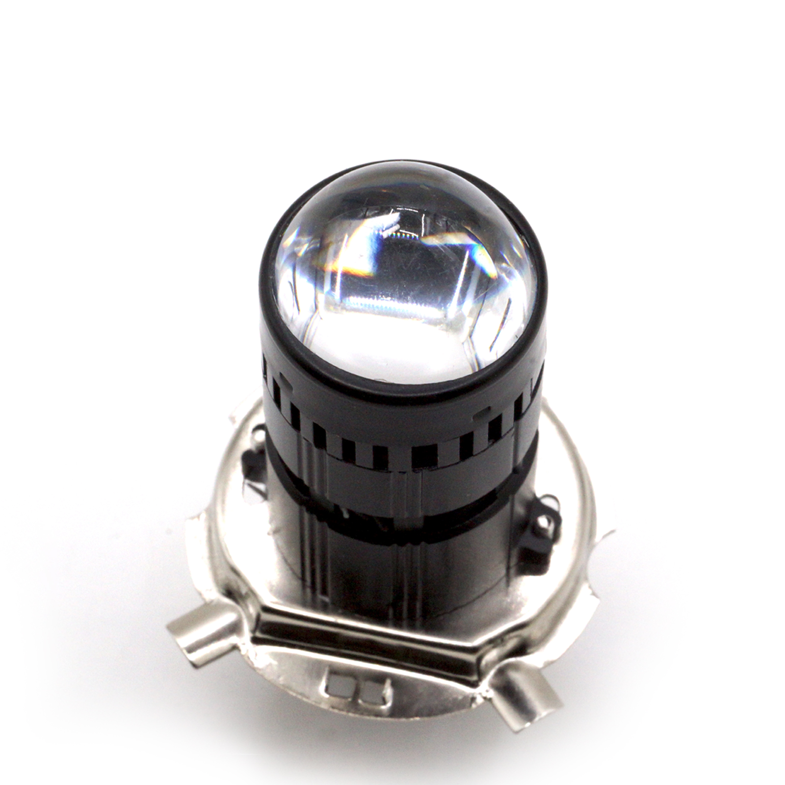 6000K White+3000K Yellow Auto Projector Lens Bulb 35W H4 H17 LED Motorcycle Car Headlight