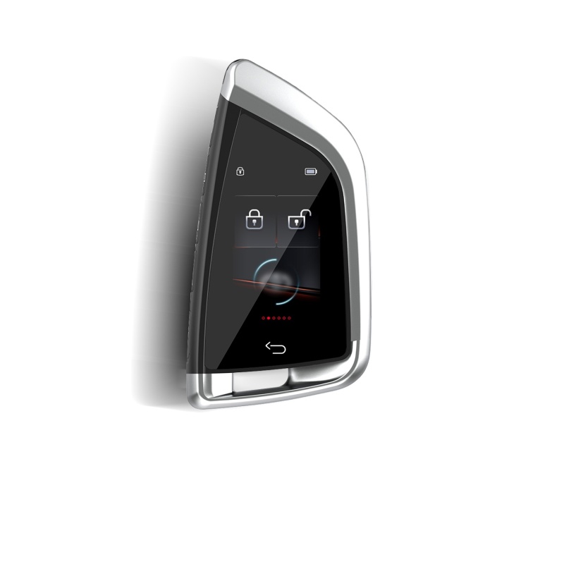 USB Chargeable Large Battery Smart Remote Control LCD Touch Screen Car Key