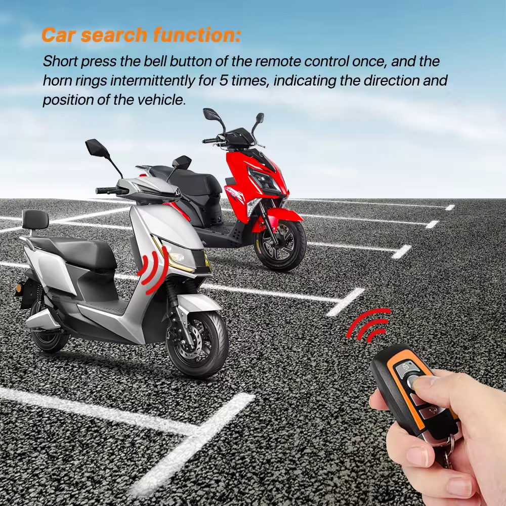 DC 12V Motorcycle Electric System High Security Alarm with Remote Engine Start
