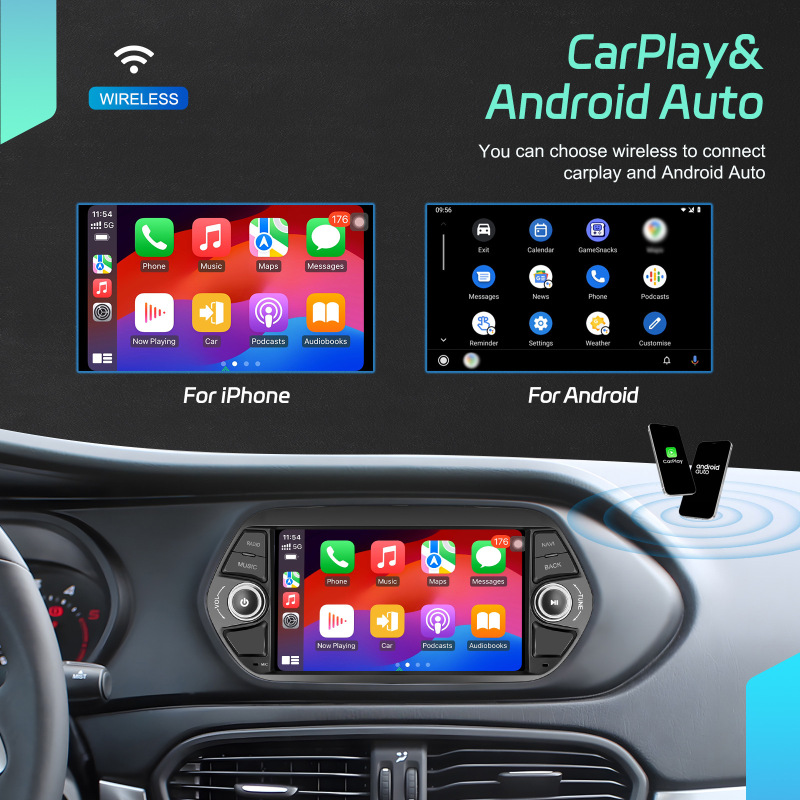 2 DIN 7′′ Autoradio GPS WiFi Dash Camera Video Car Audio for FIAT Tipo Egea 2015-2017