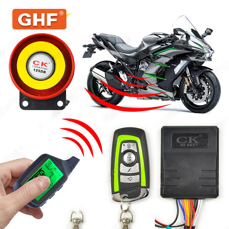 2-Way Motorcycle/Motobike Smart Key Pke Passive Keyless Entry Remote Engine Start Anti-Cutting Alarm