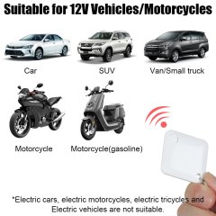 Car Anti Theft Lock 12V Immobilizer System RFID Vehicle Circuit Security Remote Oil Cut off Car Alarm for Cars/Motorcycles