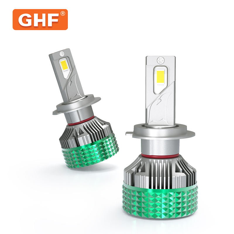 90W super-focus LED headlights reduce energy consumption by half and double the brightness!