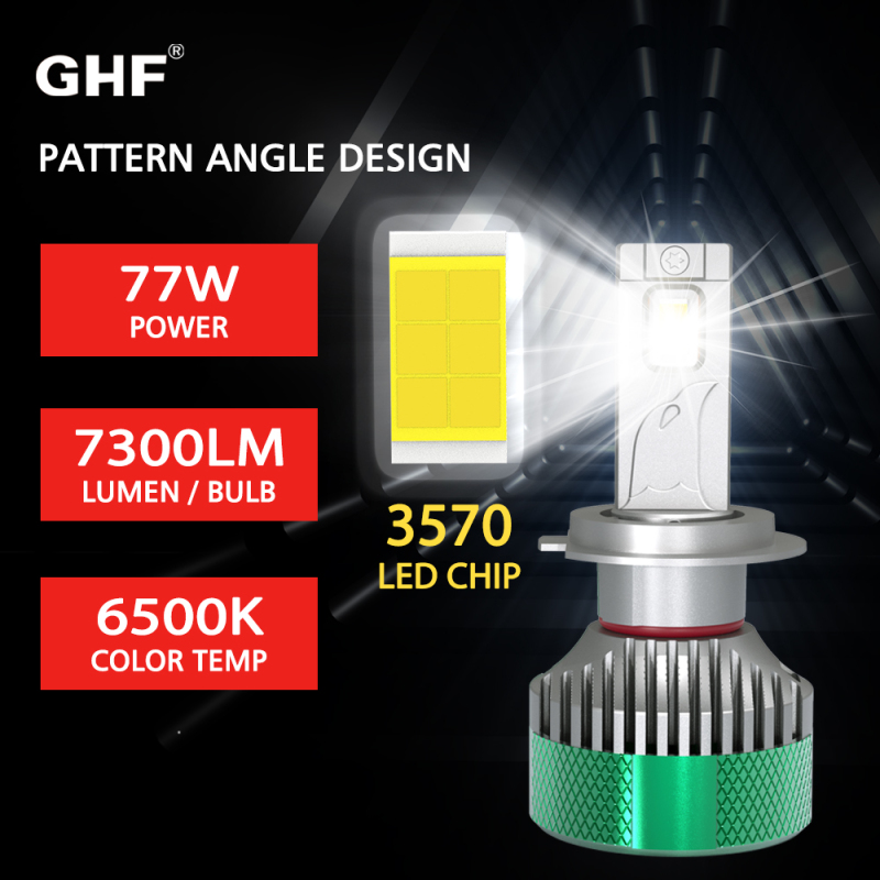 High and low beam can be switched freely, 75 watt intelligent LED headlights, energy consumption is only 1/3 of traditional