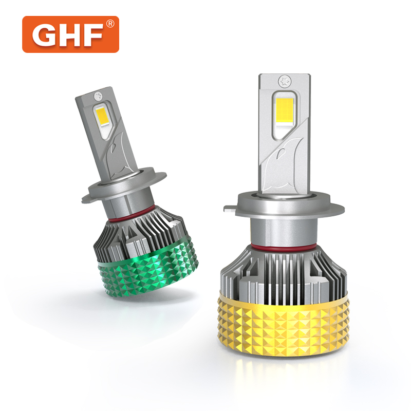 90W super-focus LED headlights reduce energy consumption by half and double the brightness!