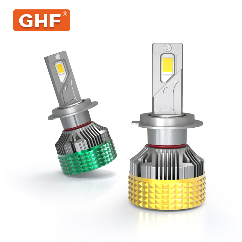 90W super-focus LED headlights reduce energy consumption by half and double the brightness!