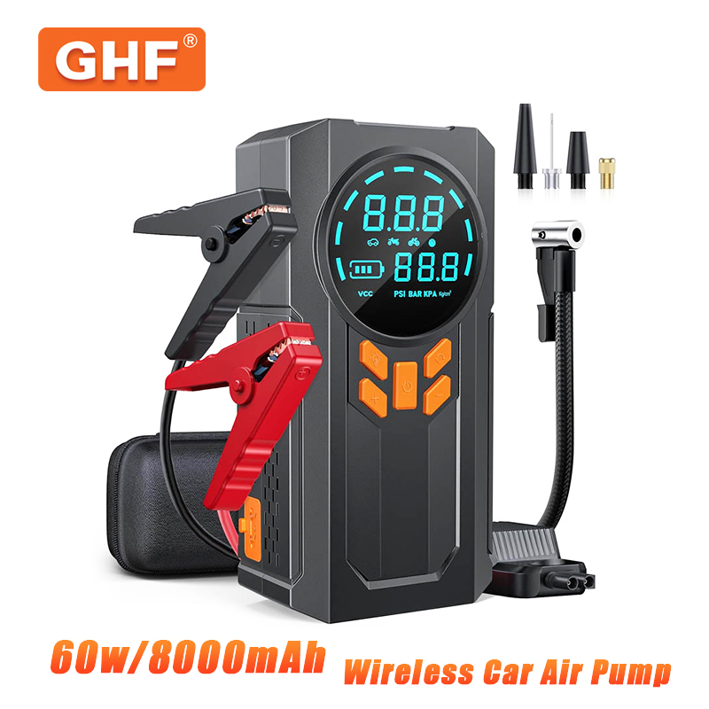 12V 8000mAh Tragbarer Car Jumper Battery Jump Starter with Power Bank Mit Taschenlampen-Starthilfe
