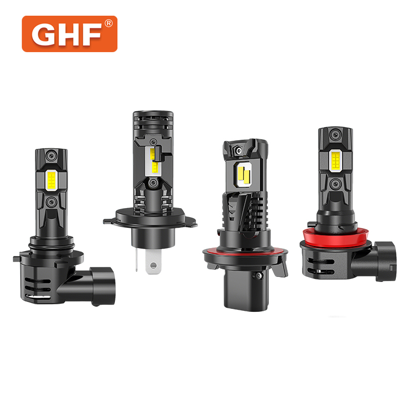 Super Bright 60W 6000lm Vehicle LED Light H4 H7 9005 9006 Headlight for Automotive Headlamp Replacement