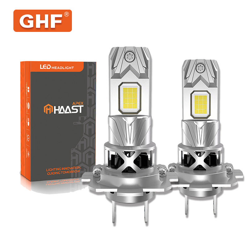 Auto Light Bulbs Plug and Play 72W 8000lm White Auto Lighting for Fog Light and High/Low Beam