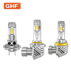 Auto Light Bulbs Plug and Play 72W 8000lm White Auto Lighting for Fog Light and High/Low Beam