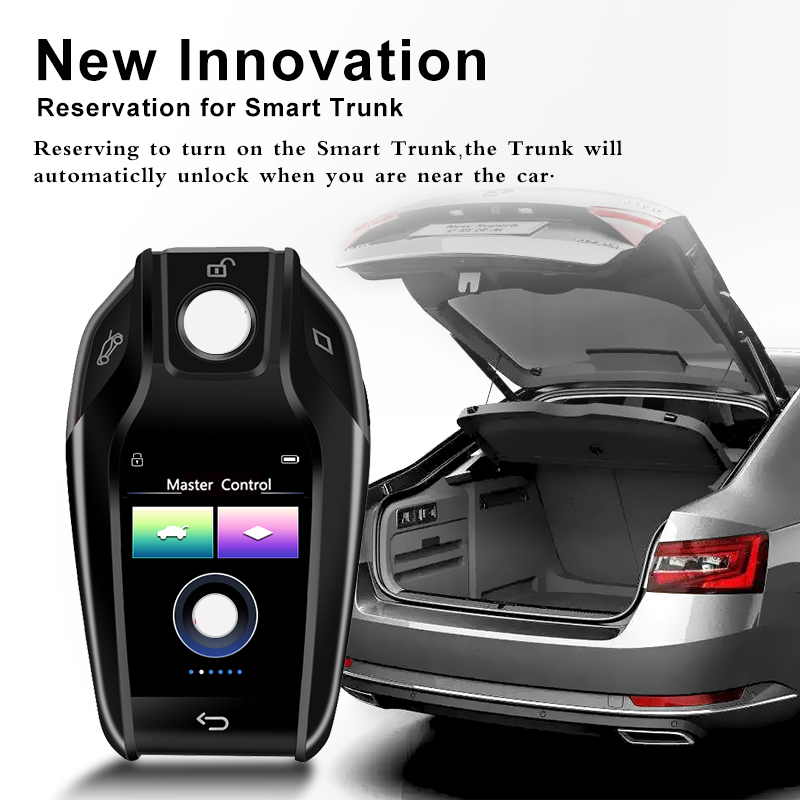 Pke Smart One-Click Start Smart LCD Car Key with Remote or OBD Control Remote Key Engine Start Stop System