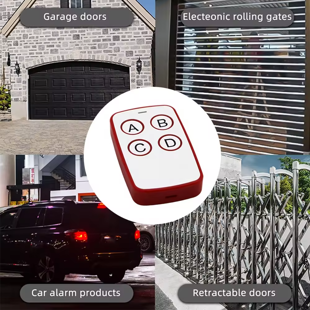 433MHz Auto Remote Control Electric Garage Door Opener Controle Remoto for Duplicator Clone Cloning Code