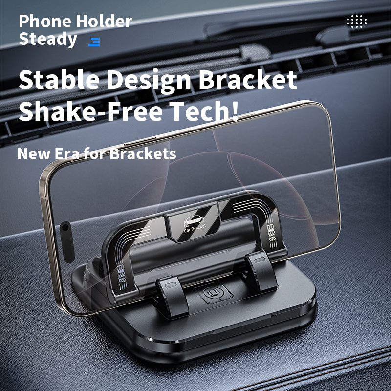 Number Plate 2-in-1 ID Plate Space Smart Design Table Dashboard Foldable Phone Holder
