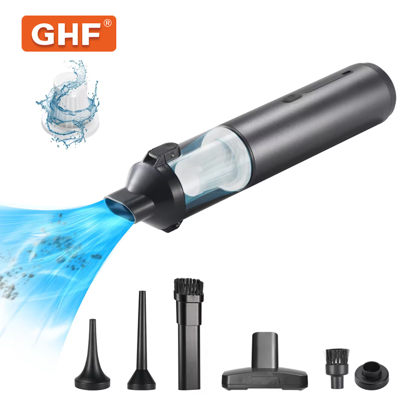 High-Power Wireless Vacuum Cleaner Car Handheld Integrated Suction Blow Dry Functions Bagless Vacuum Cleaners