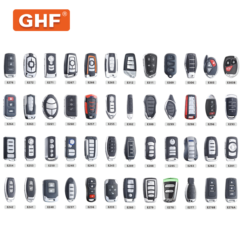 Fixed Learning Code Car Remote 370MHz 433MHz 315MHz Garage Remote Control for Cyclone Genius Nemesis Car Alarm