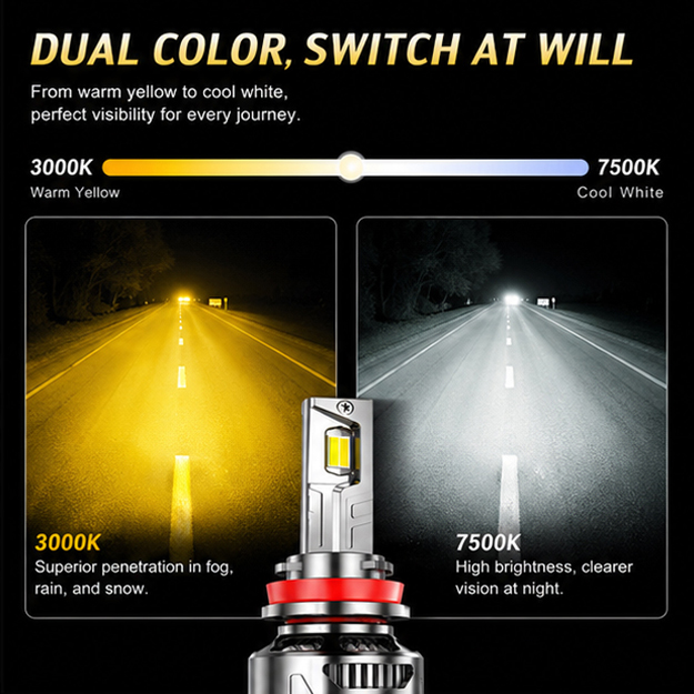 APP Control Car LED Bulbs H11 13000lm Lumen LED Headlight Bulb for Foco LED Para Auto