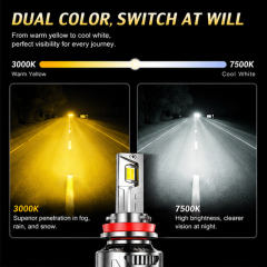 APP Control Car LED Bulbs H11 13000lm Lumen LED Headlight Bulb for Foco LED Para Auto