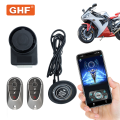12V Alarma De Coche Control Remoto Moto Antirrobo Anti-Hijacking Immobilizer Motorcycle Alarm System for One Way