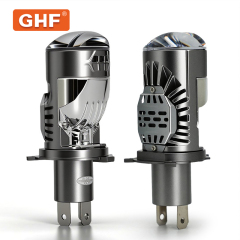 LED H4 Mini Biled Projector Lens 50W 6500K Motorcycles LED Headlight Car LED Projector Lens
