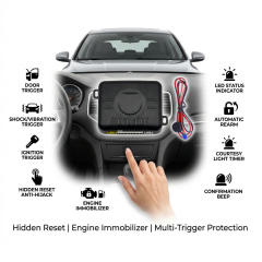 Upgrade Vehicle Security System for Toyota Hilux 12V Car Alarm with Fuel Cut-off