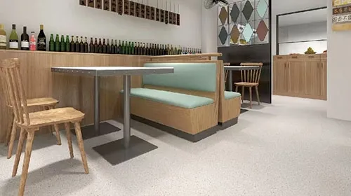 PVC Roll Flooring Application in Restaurants