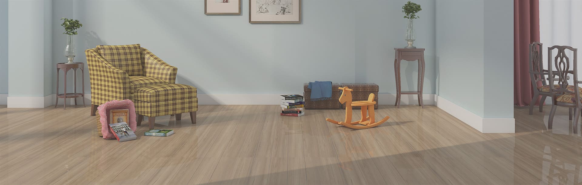 Floor laying display