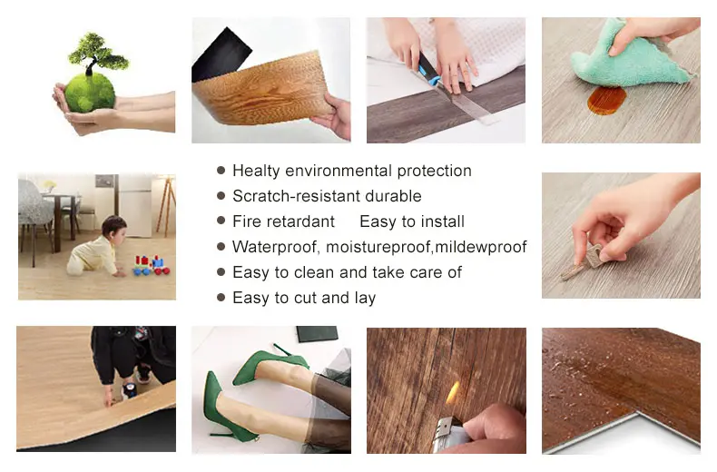 SPC formaldehyde free floor