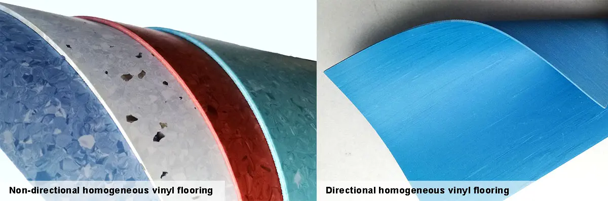 An Inside equals outside PVC floor-Homogeneous vinyl flooring