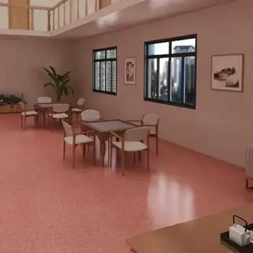 PVC Homogeneous Permeable Fire Retardant Flooring