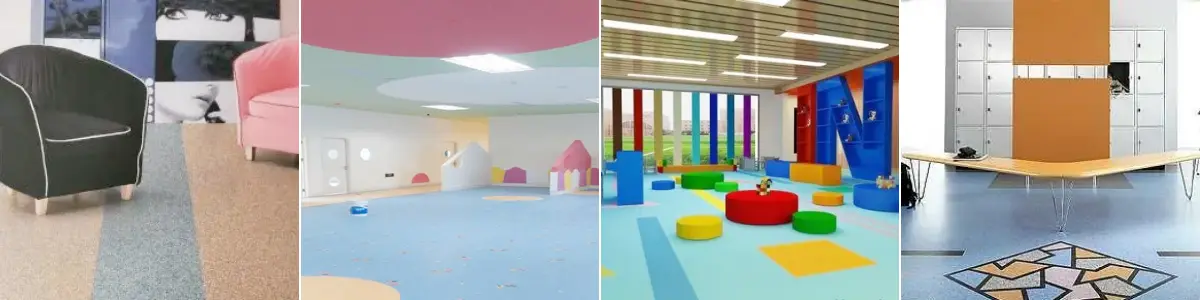PVC flooring application