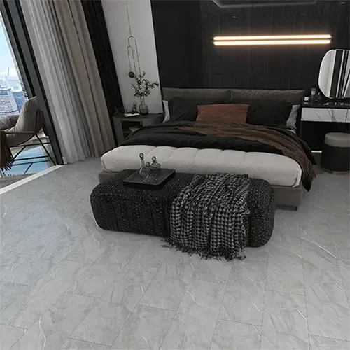 LVT Gray Marble Floor
