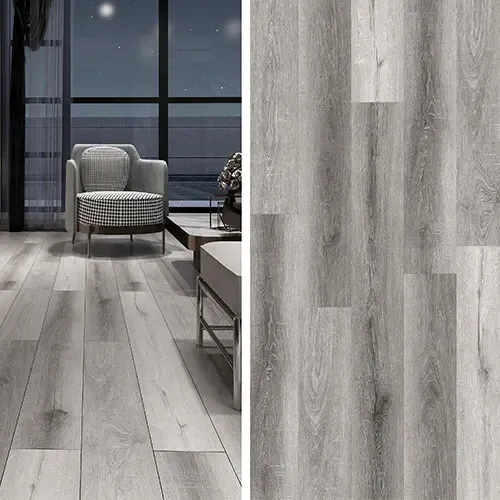 LVT elastic floor