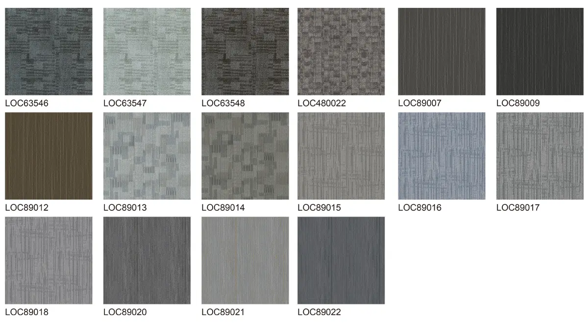 LVT dark carpet floor color