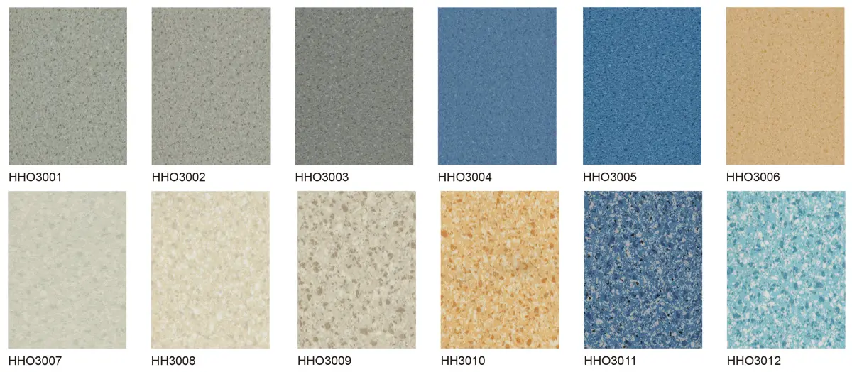 Non-slip PVC plastic flooring Color