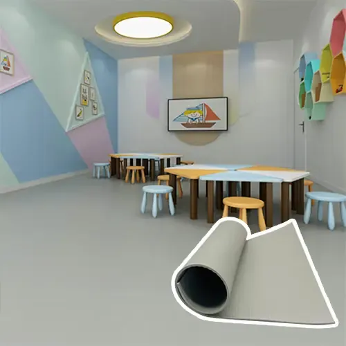 Gray PVC Flooring