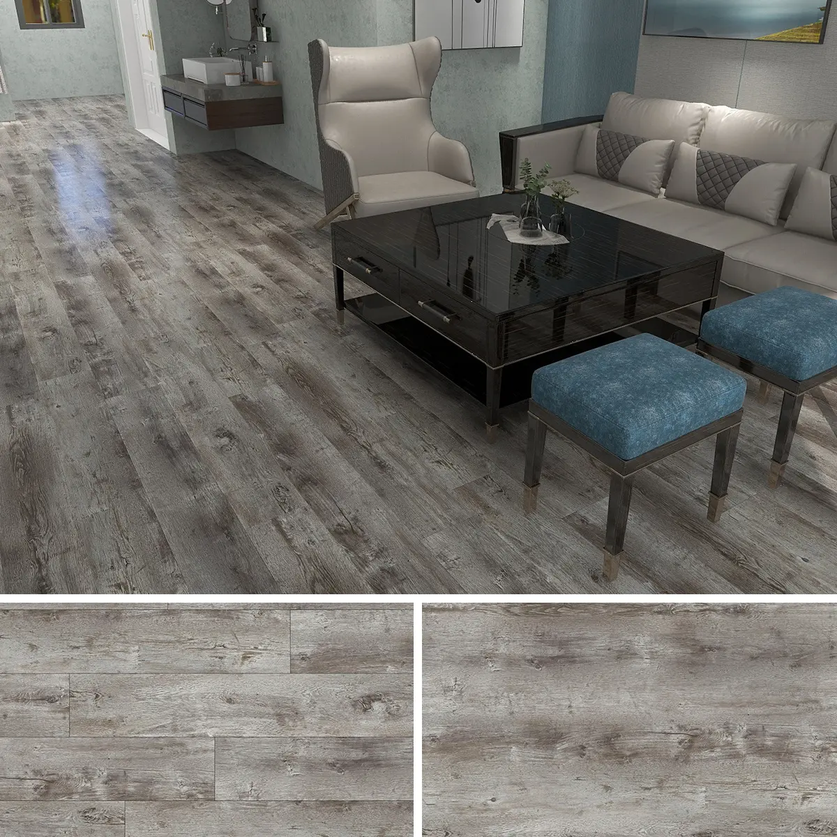 SPC Floor With IXPE Silent Pad Application