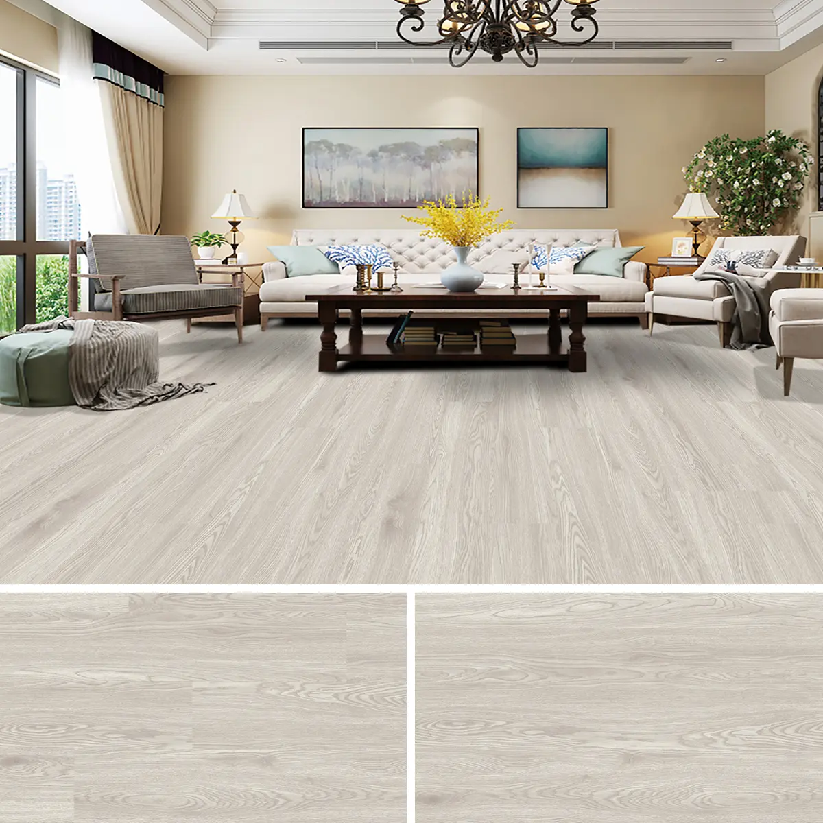 SPC waterproof and flame retardant floor Application